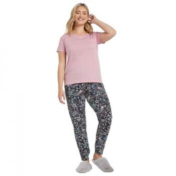 Pyjamas M & Co Starburst 42-44 Rose en Coton Pur