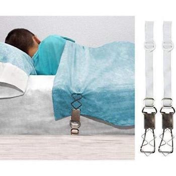 Kiokids Pinze da Letto Bianco 2 unità