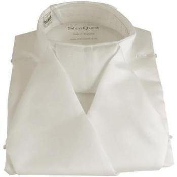 Bavaglino legato in raso bianco