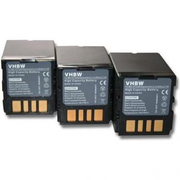 Pack de 3 batteries JVC GR-D290 compatible