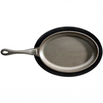 Napoleon Grills gietijzeren pan met afneembare handgreep