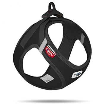 Harnais pour Chien Curli avec Cordon - Noir (S)