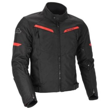 Acerbis X-Street Textiljacke für Männer - Schwarz Rot - XL
