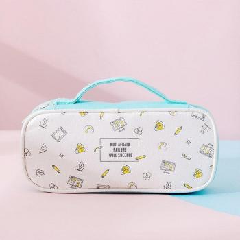 Large Canvas Pencil Box for Kids