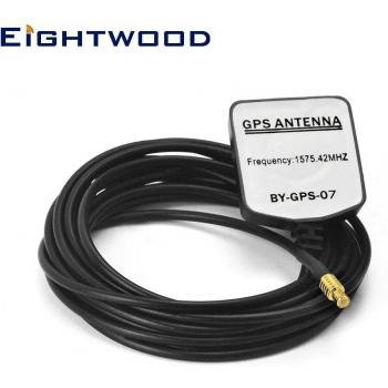 Eightwood Antena Activa 3 m – Conector MCX, 1575,42 MHz, impermeable para TomTom y Garmin