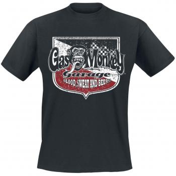 Gas Monkey T-Shirt New 2018 Collection - GMG Red, White & Black Shield