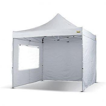 Bertoni laterale bianco per gazebo 3 mt con finestra