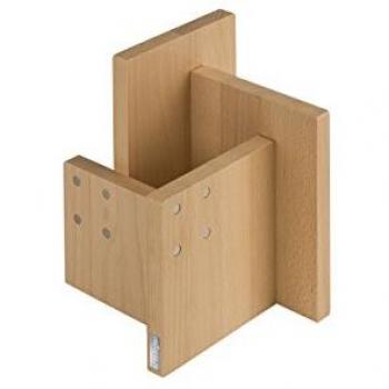 Buchenholz Messerblock mit Magnetfunktion