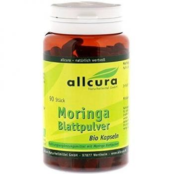 Moringa Blattpulver Bio Kapseln 90 Stück
