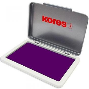 Tampon Encreur Kores Violet Métallisé 11x17 cm
