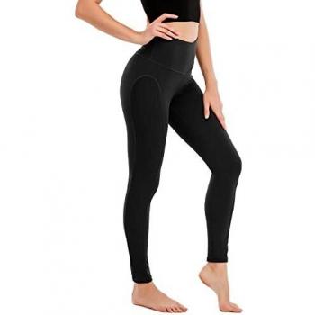 Black EliteTummy Control Yoga Tights
