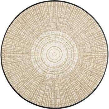 Teppich WASH+DRY BY KLEEN-TEX Cascara beige 85 cm Ø