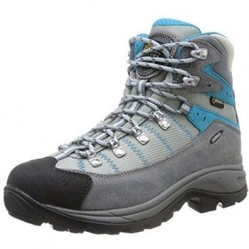 Asolo Revert Gv Ml - Botas de Senderismo de cuero mujer, Azul - Bleu (A327), 36 1/3