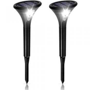 Luci Solari da Giardino con 2 Modalità di Luminosità e Sensore di Movimento