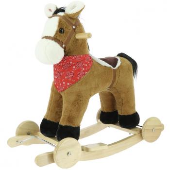 Cheval à bascule Equi-Kids en brun clair