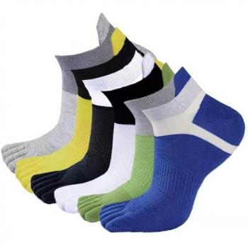 Men's Five Finger Cotton Socks