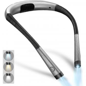 Lampe de lecture à LED avec bras pliable