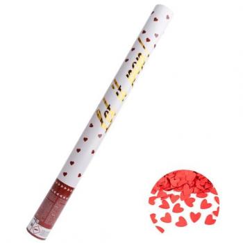 Papierherz-Konfettikanone – 60 cm