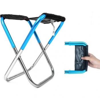 Silla Portátil de Pesca Ultraligera de Aluminio