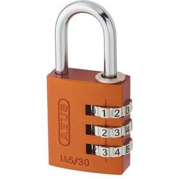 Abus 145/20 20mm Aluminium Combination Padlock Random Colour 46626
