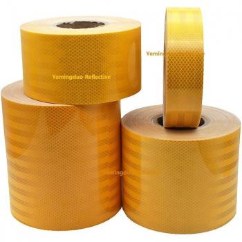 Orange Yellow Reflective Self-Adhesive Traffic Warning Sticker
