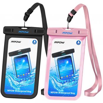 Funda Bolsa Impermeable IPX8 para Móvil Universal de 6 Pulgadas para iPhone XS/XS MAX/X/8/8 Plus/7/7 Plus,Huawei, BQ Aquaris,Sony,Galaxy S9/S8/S7