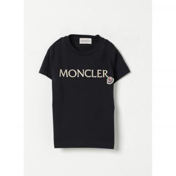 T‑shirt Moncler Cotone Blue Navy S.14