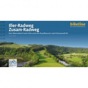 Iller-Radweg • Zusam-Radweg: Von Oberstdorf nach Ulm und von Kaufbeuren nach Donauwörth, 275 km, 1:50.000 (Bikeline Radtourenbücher)