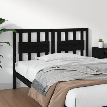 Black Solid Wood Bed Headboard, 125.5 x 4 x 100 cm (vidaXL, JINLEFU)