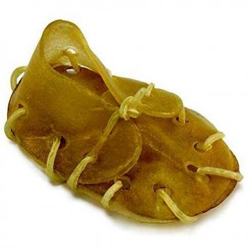 Zapatilla piel - 7 cm (Bolsa 50 uds.) - Snacks masticables para perros