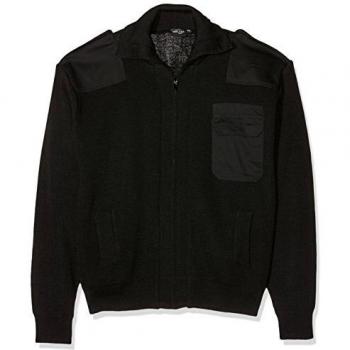 MILTEC® Strickjacke schwarz, Outdoor, Camping