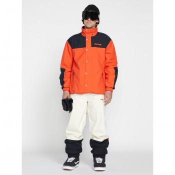 Volcom Men's Longo GTX Jacket, Bright Orange