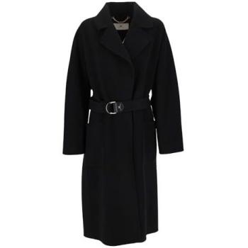 Elisabetta Franchi Cappotto in lana Nero Taglia 40