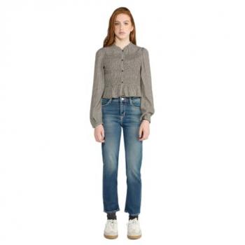 Chemise viscose noir pour filles IZZYGI Léa