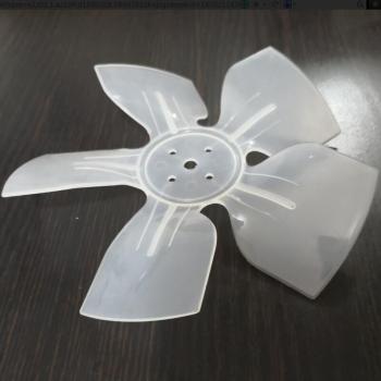 5-Blade Plastic Fan Blade for Refrigerators 16.8cm