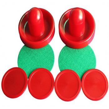 Air Hockey Set with 96mm Goalies and 63.8mm Felt Puck