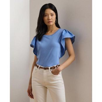 Camiseta Azul Cielo de Mujer Ralph Lauren
