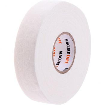 Profi Eishockey Stock‑Band Tuch – 25 m, wasserfestes Klebeband, schwarz/weiß