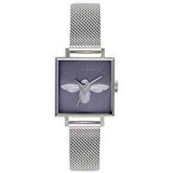 Olivia Burton Damen Edelstahl-Armband Quarz-Uhr OB16AM136