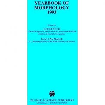 Yearbook of Morphology 1993