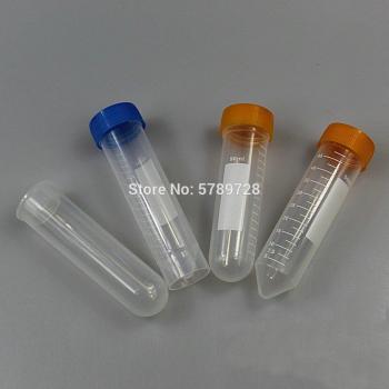 30pcs 50ml Plastic Centrifuge Test Tubes