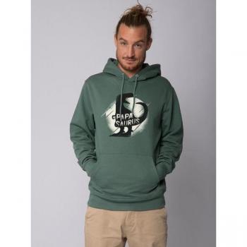 Felpa Verde Scuro Papasaurus di Watapparel