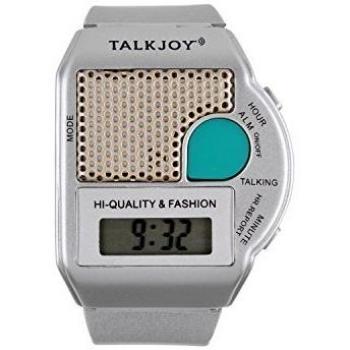TalkJoy Sprechende Armbanduhr Silber