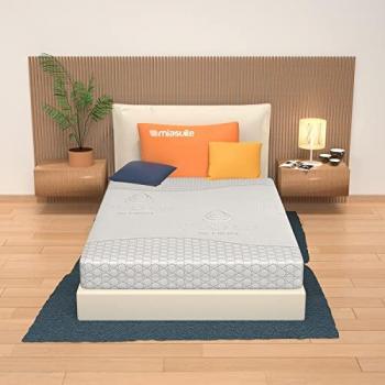 MIASUITE Materasso Memory Foam 140x200, Alto 21 cm - 4 Strati, Dispositivo Medico, Rivestimento Pure Bora
