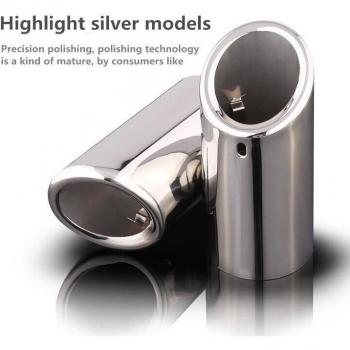 70mm Exhaust Muffler Tip Cover for BMW F30 E92 E90 3 Series GT 325i 328i 2006-2007