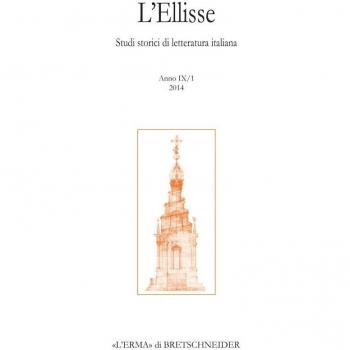 L' Ellisse. Studi storici di letteratura italiana (2014). Vol. 9: 001.