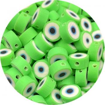 10mm Oval Polymer Clay Eye Beads - 30pcs for DIY Accessories