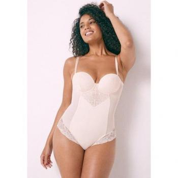 Coussin de soutien avec dentelle rose nuageux et contrôle abdominal
