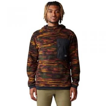 Felpa con Cappuccio Mountain Hardwear First Tracks arancione scuro nero - XL