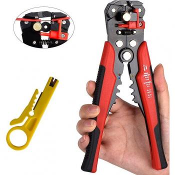 QHTITEC Automatischer Drahtschneider und Crimpzange für Kabel 0,2-6,0 mm²